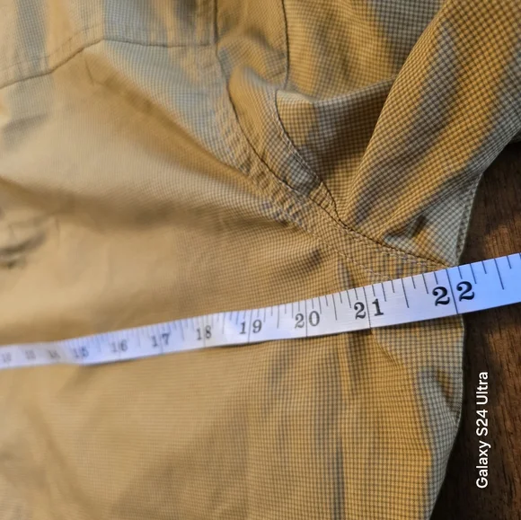 Kuhl Eluxer Yellow Button Up Men's Shirt - Picture 9 of 10